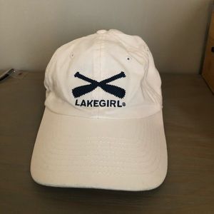 White Lakegirl baseball cap